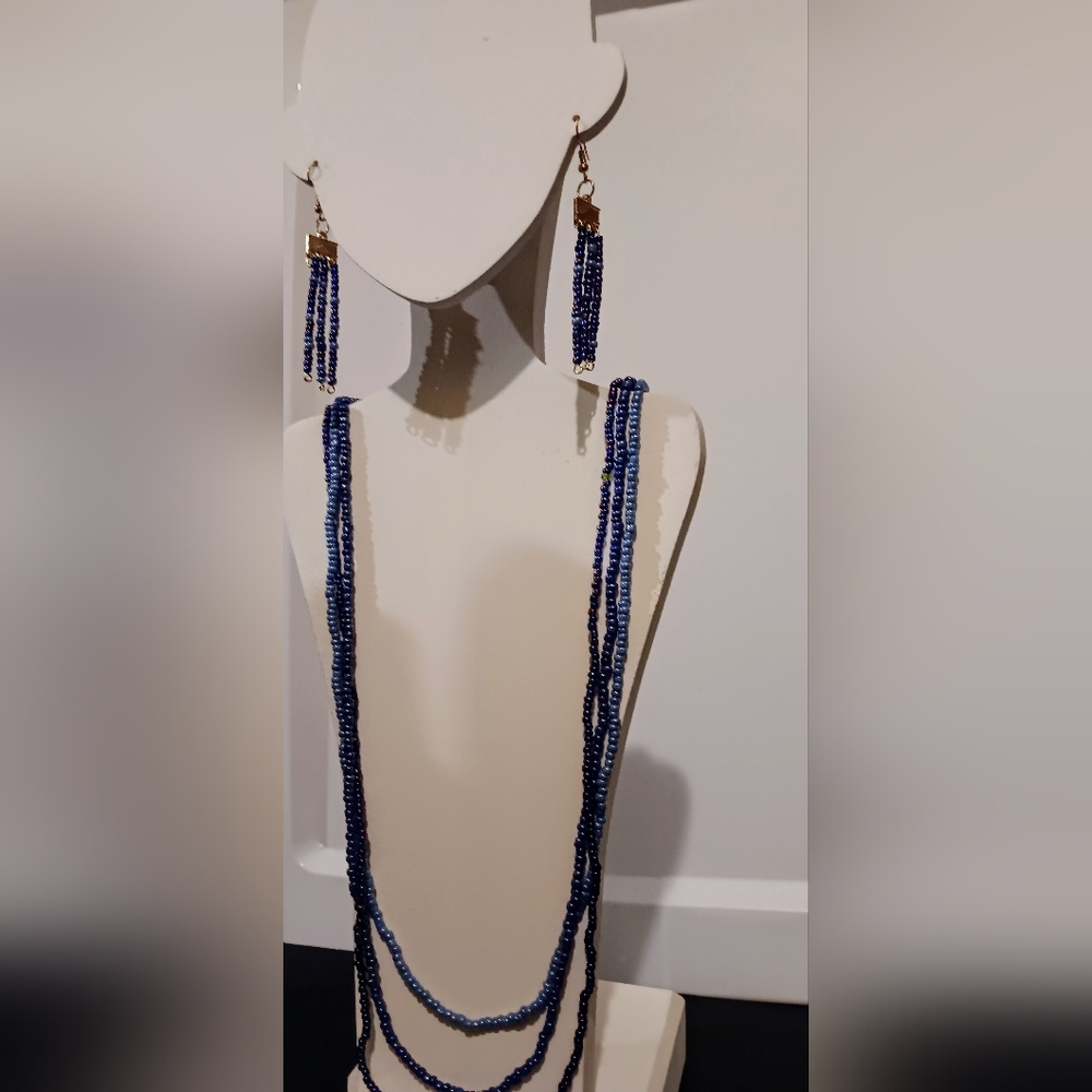 Multistrand Beaded Necklace Set